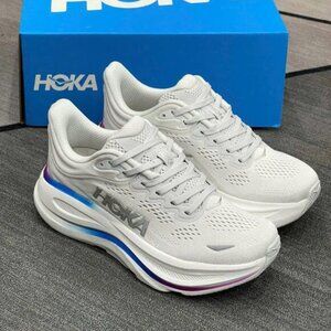 HOKA Women's Bondi 9 Running Shoes Ash Grey/White Size 9 New With Tag